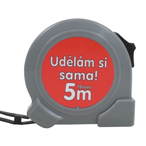 TOPTRADE tape measure, "UDĚLÁM SI SAMA !", single brake, 19 mm x 5 m (7)