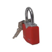 TOPTRADE padlock, blue, 5 keys, 40 mm (6)