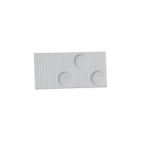 TOPTRADE mounting wedge, plastic, set of 20 pcs., 60 x 30 x 6 mm (2)