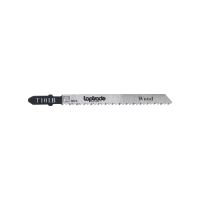 TOPTRADE jigsaw spare blade, 5 pcs/set, T101B, 100 mm, wood (1)