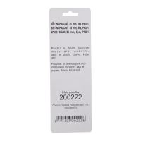 TOPTRADE spare blade 25mm, profi, 10 pcs/set (2)