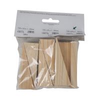 TOPTRADE mounting wooden wedge, 15pcs, 150x20x50 - 1mm (6)