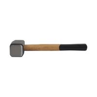 TOPTRADE double-sided hammer mallet, wooden handle, 1500 g (2)