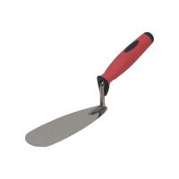 TOPTRADE stainless steel trowel, plastering, drop, 160 x 20 mm