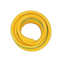 TOPTRADE garden hose, yellow - green, non transparent, 3/4", 15 m (1)