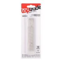 TOPTRADE replacement blade, for paint scraper 106145, 100 x 14 x 0.4 mm, set of 10 pieces (1)