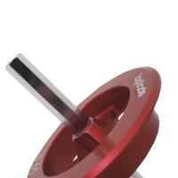 TOPTRADE ALU cutter, for polystyrene, cotton wool, dia. 65 mm (6)
