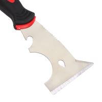 TOPTRADE stainless steel spatula, shaped knife, with two-component handle, professional (2)