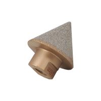 TOPTRADE grinding crown, diamond, M14, pyramid 2 - 50 mm (3)