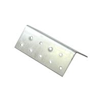 TOPTRADE connecting angle, without recess, 90°, 40 x 40 x 150 x 2 mm, galvanized (1)