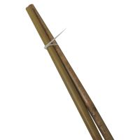 TOPTRADE bamboo pole,  O 16 - 18 mm x 180 cm, 2 pcs/set (2)