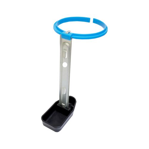 TOPTRADE plastic univ.holder/drinker,for rabbits,birds,poultry,2pcs,for bottle up to 2,5 L