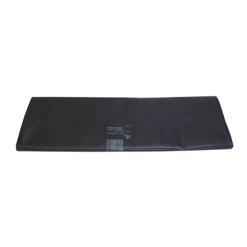 TOPTRADE waste bag, debris, superstrong, 150 µ, 110 x 70 cm, 120 l