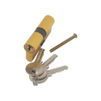TOPTRADE lock insert, gold-plated, 3 keys, 65 mm (9)