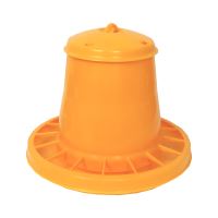 TOPTRADE plastic tube feeder, for poultry, 5,5 L