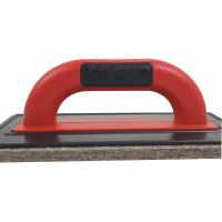 TOPTRADE ABS trowel, brown felt, PROFESSIONAL, 280 x 140 x 10 mm (5)