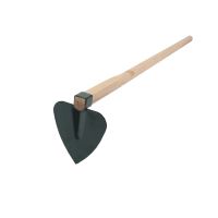 heart hoe, with handle, 160 x 140 mm