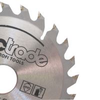 TOPTRADE saw blade, for wood, SK blades, 24 teeth, 190 x 2.4 x 30/20 mm (5)
