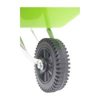 TOPTRADE children's wheel, garden, metal (9)