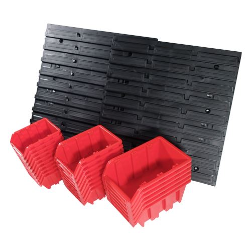 ecobox,plastic, 24 boxes/set, 2 panels, 800 x 165 x 400 mm (1)