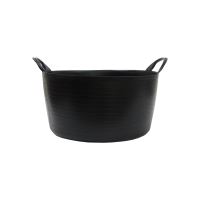 TOPTRADE flexi container, flexible, black, 23 l