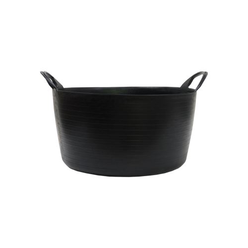 TOPTRADE flexi container, flexible, black, 26 l