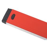 TOPTRADE spirit level Reflex #RED, 2 vials, 1200 mm