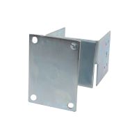 TOPTRADE anchor foot, adjustable, on screws, 80 - 150 mm x 90 mm, galvanized (4)
