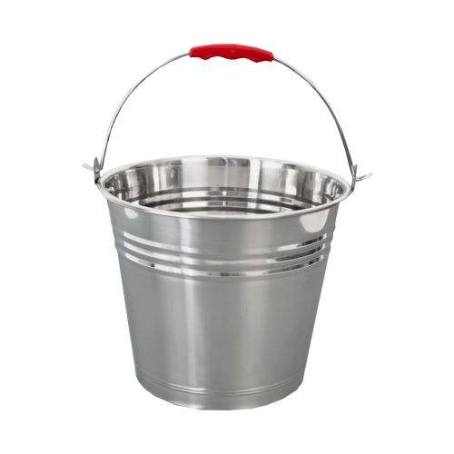 TOPTRADE stainless steel bucket, 10 l