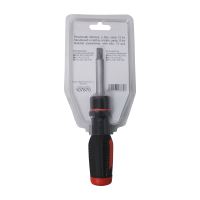TOPTRADE ratchet screwdriver, with bits, set of 13 pcs (3)