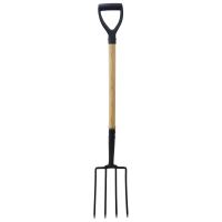 digging fork, wooden shaft, Y