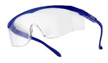 protective glasses,  plastic, adjustable sidewalls