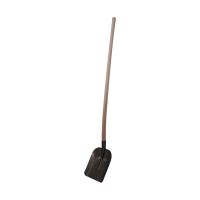 TOPTRADE narrow shovel, hammer finish, bent shaft