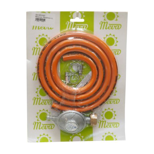 PB regulating valve, set, hose 1.5 m, 2 hose fasteners, 30 mbar