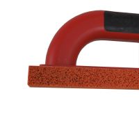 TOPTRADE ABS trowel, fine sponge, slatted, PROFESSIONAL, 220 x 65 x 18 mm (4)