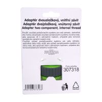 TOPTRADE two-component adapter, internal thread, 3/4" x 1"