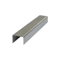 clasp into stapler,galvanized,narrow, package 1000 pcs, 0,7 x 10 mm