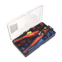 TOPTRADE stripping pliers, crimping, 210 mm, set of 260 pcs (1)
