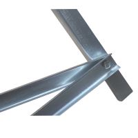 TOPTRADE saw horse, galvanized, max load capacity 150kg, for wood cutting (7)