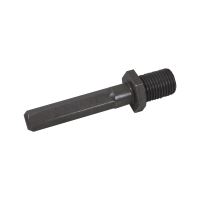 TOPTRADE wood splitting screw, 2 x adaptor 65 mm, SDS+ and hexagon, 50 x 102 mm (7)