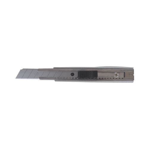 TOPTRADE breaking knife, aluminum, 18 mm