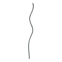 TOPTRADE wire spiral pole, green komaxit, for tomatoes, O 5.5 mm, 1200 mm (1)