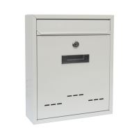 mail box,metal,door,nameplate, front basket, 310 x 260 x 90 mm