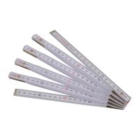 TOPTRADE folding meter,wood,white ,2 m,certificate (4)