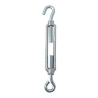 turnbuckle with eye and hook, galvanized, 6mm
