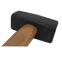 TOPTRADE double-sided hammer mallet, wooden handle, 1500 g (5)