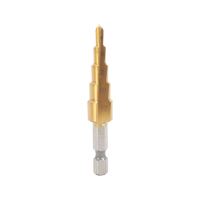 step drill, HSS, for metal,  4 - 12mm, 5 steps
