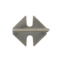 TOPTRADE leveling retaining clip, th. 2mm, leveling height 3 - 12mm / 100pcs (5)
