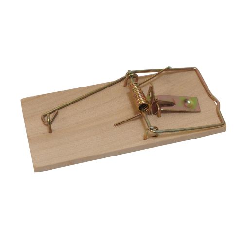 TOPTRADE mouse trap, wooden, 2 pcs