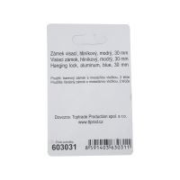 TOPTRADE padlock, blue, 30 mm (2)